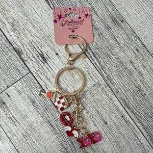 Princess Accessories My Valentine Bag Charm/Keychain NWT